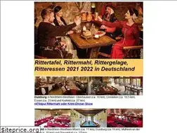 Sites similar to rittertafel.de