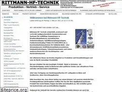 Sites similar to rittmann-hf-technik.de