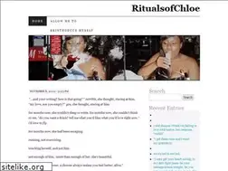 Sites similar to ritualsofchloe.wordpress.com