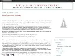 Sites similar to ritualsofdisenchantment.blogspot.com