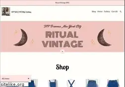 Sites similar to ritualvintage.com
