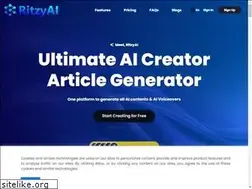 Sites similar to ritzyai.net