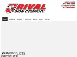 Sites similar to rivalsigncompany.com