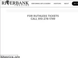 Sites similar to riverbanktheatre.com
