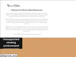 Sites similar to riveroaksrestaurant.com