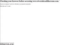 Sites similar to riversidecadillacrome.com