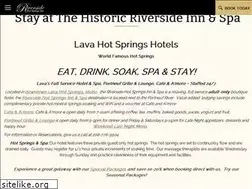 Sites similar to riversideinnhotsprings.com