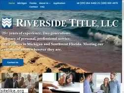 Sites similar to riversidetitle.org