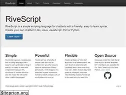 Sites similar to rivescript.com