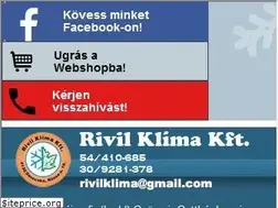 Sites similar to rivilklima.hu