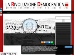 Sites similar to rivoluzionedemocratica.it