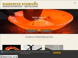 Sites similar to rixdorferschmiede.de