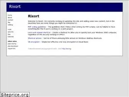 Sites similar to rixort.com