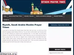 Sites similar to riyadhprayertimes.com