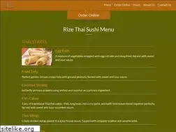 Sites similar to rizethaisushi.com