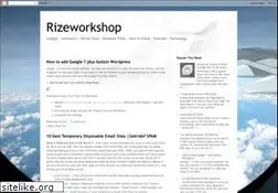 Sites similar to rizeworkshop.blogspot.com