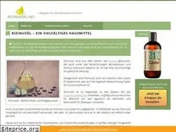 Sites similar to rizinusoel.net