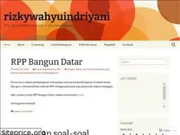 Sites similar to rizkywahyuindriyani.wordpress.com