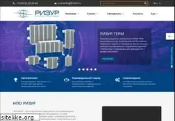 Sites similar to rizur.ru