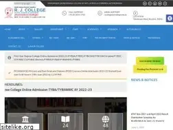 Sites similar to rjcollege.edu.in