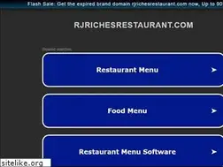 Sites similar to rjrichesrestaurant.com