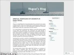 Sites similar to rkgoel.wordpress.com