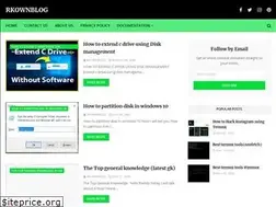 Sites similar to rkownblog.com
