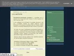 Sites similar to rlinstitutes.blogspot.com
