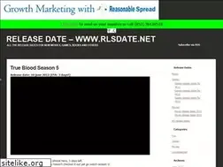 Sites similar to rlsdate.net