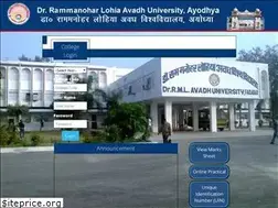 Sites similar to rmlauexams.co.in