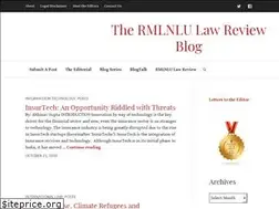 Sites similar to rmlnlulawreview.com