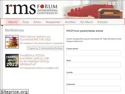 Sites similar to rmsforum.lv