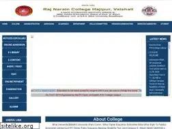 Sites similar to rncollegehajipur.in