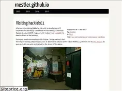 Sites similar to rnestler.github.io