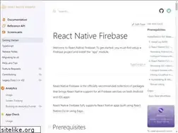 Sites similar to rnfirebase.io