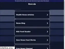 Sites similar to rnnr.de