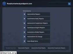 Sites similar to roadrunnerbodyandpaint.com