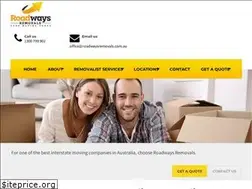 Sites similar to roadwaysremovals.com.au