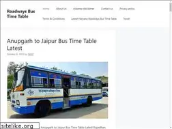 Sites similar to roadwaystimetable.com