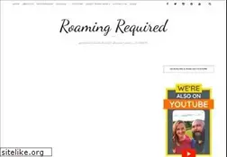 Sites similar to roamingrequired.com