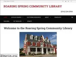 Sites similar to roaringspringlibrary.org