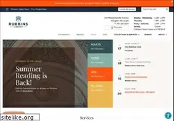 Sites similar to robbinslibrary.org
