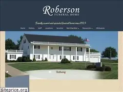Sites similar to robersonfuneralhome.com