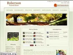 Sites similar to robersonfuneralhomes.net