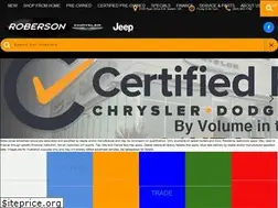 Sites similar to robersonmotorschryslerjeep.com