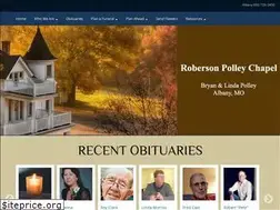 Sites similar to robersonpolleychapel.com