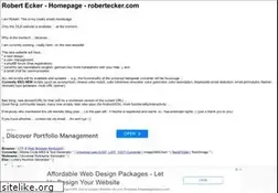 Sites similar to robertecker.com