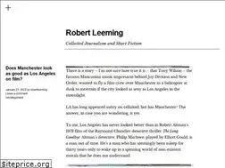 Sites similar to robertleeming.com