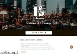 Sites similar to robertos.ae