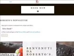 Sites similar to robertosrestaurants.com